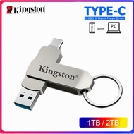 Kingston OTG 2-in-1 USB 3.0 Flash Drive 1TB/2TB/512GB Type-C & USB-A High Speed Metal Pendrive for P