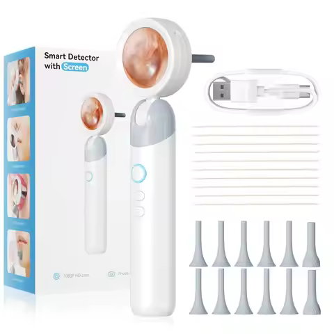 1080P Visual Ear Camera Ear Mouth Check 2M Pixels Camera Ear Wax Cleaner Camera for Ears Nose Skin S