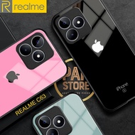 Softcase Glass Case Realme C63 2024 Latest Realme C63 Mobile Phone Case - Mobile Phone Protector - M