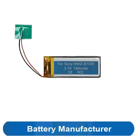 180mAh Battery For Sony NWZ-B135F B152 NWZ-B172F NWZ-B162F B173F B183F NWZ MP3 Accumulator