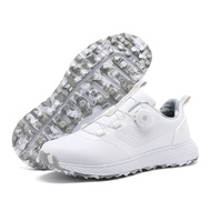 Boutique Ready Stock#球鞋 Golf Shoes Outdoor Training Shoes Anti-Slip Comfortable Spikeless Golf Shoes