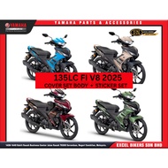 135LC FI V8 COVERSET 100% ORIGINAL YAMAHA - BDK-F1000-10-PA/BDK-F1000-10-P7/BDK-F1000-10-P9/BDK-F100