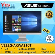 Asus Vivo V222G-AKWA210T 21.5'' FHD All-in-One AIO Desktop PC White ( Pentium J5040, 4GB, 256GB SSD,