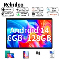 2025 TopS 10-Inch Android 14 Tablet, (6GB+6GB) RAM +128GB ROM, RK3562 Quad-Core 2.0GHz, 1280*800px H