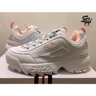 FILA DISRUPTOR 2 白粉 鋸齒 厚底 老爹鞋 FS1HTA1074X