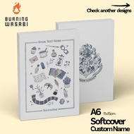 Gryffindor Slytherin Ravenclaw Hufflepuff 2 Pocket Book Harry Potter Custom Softcover A6 Plain Noteb