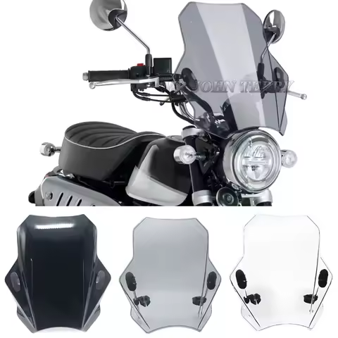 For HONDA MONKEY 125 MSX125 MSX125 GROM Motorcycle Windscreen Windshield Covers Screen Smoke Lens Mo