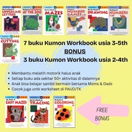 10 Kumon workbook for age 3-4-5 years old in pdf file - worksheet kumon untk anak usia 3-5thn (memba