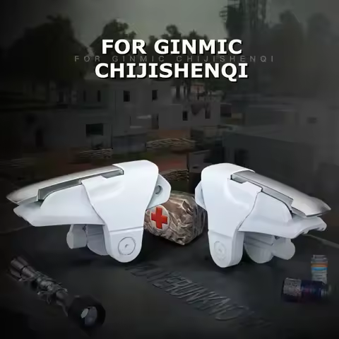 4 Fingers PUBG Gaming Accessories Mobile Phone ABS Gamepad Joystick Controller Game Trigger L1 R1 Ke