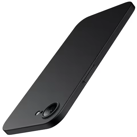 For iPhone 16E Case Shockproof Back Cover Black Silicone Case For iPhone 16e Case