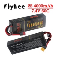 2S Lipo Battery for 4000mAh 7.4V 60C Hard Case with Deans T / XT60 Plug RC Car Truck Boat Vehicles T