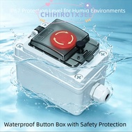 CHIHIRO1X3EE Emergency Stop Push Button, Protective Cover IP67 Emergency Stop Control Box, Switch Ou