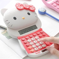 Cartoon Cartoon Calculator Cute Calculator Voice Creative Hello Kitty Solar Computer Portable Office