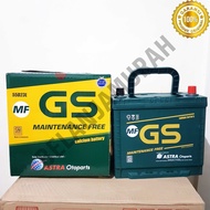 Aki mobil 55D23L MF  12V / 60Ah (Maintenance Free) GS Astra MF 100% ASLI ASTRA