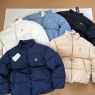 韓國預訂 5色選 MLB Yankees 刺繡logo 立領防水面料 羽絨外套