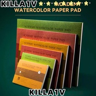 KILLA1V Watercolor Paper Block, 100% Cotton 32K 16K 8K Watercolor Sketchbook,  Art Paper 20 Sheets 3