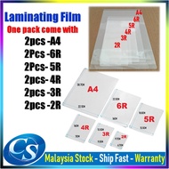 Laminate Laminator 2R 3R 4R 5R 6R A4 Laminating Film Pouches Pouch 55mic