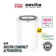 novita Dehumidifier ND298 with 3 Years Full Warranty Twin Pack