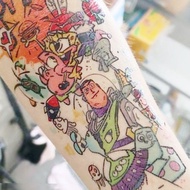 發2張【巴斯光年】超可愛高級感紋身貼防水持久仿真刺青貼