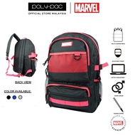 Marvel By Poly Pac Canvas Laptop Bag Travel Backpack School Bag - VAN2375