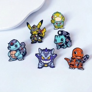1/6 Pcs Creative Character Badges: Armor-Style Pikachu And Costume Pins, Personalized Book Pack Deco