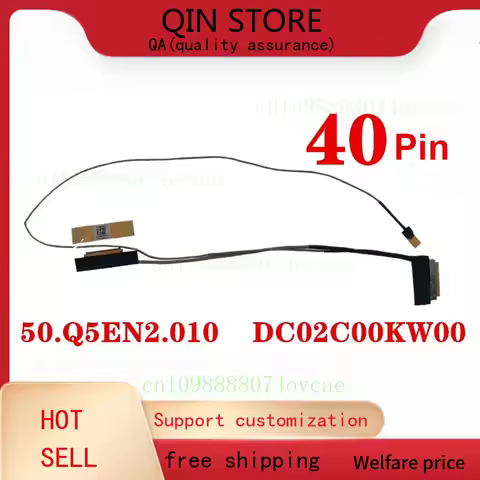 New Genuine Laptop LCD Cable for Acer Nitro 5 AN517-51 EH70F 4K 144Hz EDP 50. Q5EN2.010 DC02C00KW00