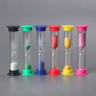 6pcs Hourglass Timer Colorful Sand Timers Plastic 30s/1/2/3/5/10mins Sand Clock Timer Kitchen Kids R