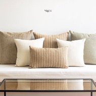 Kutsurogi Sofa Cushion Cover Minimalist Color Cushion Cover Bridget Motifnatural Size 30x50, 40x40, 