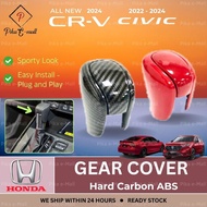 Honda CRV 2024 Civic Fe Gear Knob Cover Gear Sarung Carbon Honda Crv 2024 Accessories Civic 2022-202