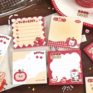 APPLE PLUS APPLE MEMOPAD APPLE PLUS STICK NOTEBOOK, CUTE STICK NOTEBOOK WITHOUT ADHESIVE, CARTOON ME