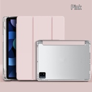 เคส Mi 11 "เคสสมาร์ทโฟนขาตั้งดินสอกดโปร่งแสงแบบสามชั้นเหมาะสำหรับ Funda Pad 6 Pro 2023