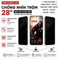 KINGKONG Anti-Peeping Tempered Glass For Redmi Turbo 3 Poco F6 Redmi K40 K40S K40 Pro Poco F3 F4 Poc