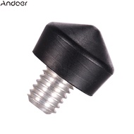 Andoer สากลยางขาตั้งกล้องขาเดียว3/8นิ้วกันลื่นสำหรับ Andoer Benro Gitzo ขาตั้งกล้อง Manfrotto Monopo