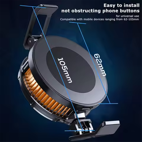 ABAN MEMO CX07 Mobile Phone Semiconductor Cooling Fan Magnetic/Back-Clip Radiator for Android Game C