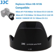 JJC HB-N106 Loa Che Nắng Ống Kính Cho Ống Kính NIKON 1 NIKKOR VR 10-100Mm F/4-5.6 Ống Kính NIKON AF-