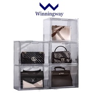 Winningway Atelier Clear storage Collectable Bag box display magnetic suction luxury dust-proof cabinet luxury
