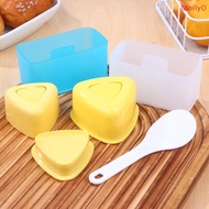 {Moily0} Triangular Rectangular Sushi Mold Kit Musubi Maker For Spam Kimbap Onigiri Rice Ball Press 