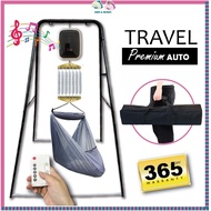 SET Travel Baby Spring Cot Travel Stand Frame With Bag Travel Buaian Bayi Baby Cradle Swing Buai Bab