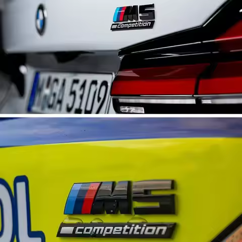 1PCS Car Stickers Car Trunk Sticker Car Badge For BMW M3 M5 M6 E34 E36 E61 E39 E60 E90 E92 E93 F10 F