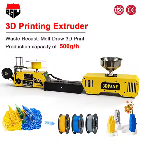 HT400 Desktop Extruder 3D Printing Filament Maker For 3D Filament Automatic Wire Diameter 1.75mm 3mm