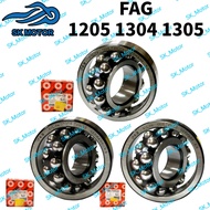 FAG (Made In Germany) 1205 1304 1305 TVH C3 Bearing Double Row Self Aligning Raw 6205 6304 6305 Crankshaft Y15ZR LC135