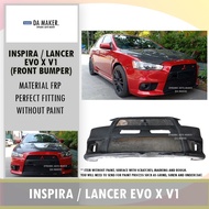 PROTON INSPIRA / MITSUBISHI LANCER EVO X EVO 10 V1 VERSION 1 BODYKIT FRONT BUMPER SIDE SKIRT REAR BU