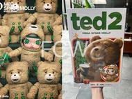 400% TED 2 molly 泰迪熊 mega space molly 宇航員 太空人 KENNYS WORK POP MART POPMART 泡泡瑪特 公仔 模型 手辦 FIGURE DOLL