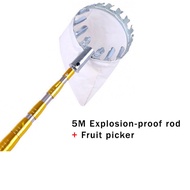 5/6/7M Telescopic High Pruning Branch Shear Saw Fruit Picker Tree Cutter Sabit Sawit Gergaji Pokok G