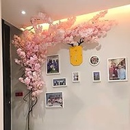 Artificial Blossom Cherry Tree, Silk Sakura Flowers Tree, Faux Peach Flowers Tree, Spring Décor, Cherry Blossom Flowers, for Wedding, Party, Event Fashionable