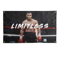 Mike Tyson Poster | 3x5 Flag | Gym Motivation Fitness Poster | Durable Cool Tapestry | Man Cave Wall