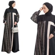 FARASYA ABAYA Turkey Farasya Dress Jumbo Jetblack Lady Zara Baju Kondangan Murah