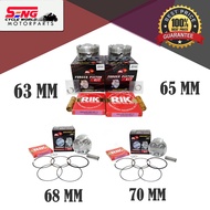 LC135/ Y15 ZR/ FZ150 RACING FORGED PISTON KITS - DOME (63MM, 65MM,68MM,68MM) REDLEO ESR 100% ORIGINA