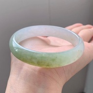 冰種翡翠天然翡翠玉鐲 A玉手鐲 玉鈪 • 冰種秋香橄欖翡翠福鐲