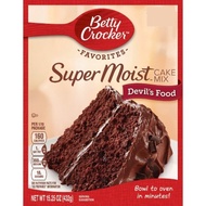 ของเข้าใหม่🔹🔹เบตตี้ คร๊อกเกอร์ แป้งเค้ก ช็อคโกเเลต 432 กรัม - Betty Crocker Chocolate Cake Mix Devil